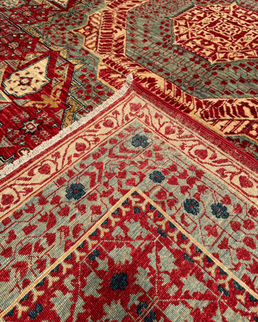 Mamluk Hand-Knotted Wool Rug 6' 1" x 8' 6"