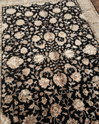 Ottoman Elegance Hand-Knotted Wool Rug 6' 5" x 9' 7"