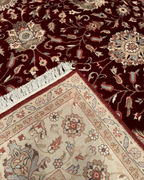 Ottoman Elegance Hand-Knotted Wool Rug 6' 6" x 10' 1"