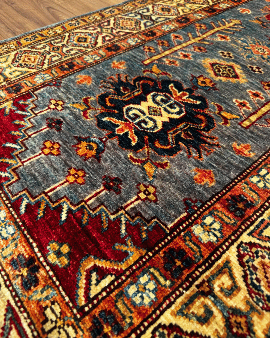 Shirvan Hand-Knotted Wool Runner 2' 6" x 9' 8"