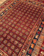 Pazyrk Hand-Knotted Wool Rug 8' 1" x 11' 1"