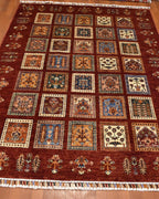 Sultani Hand-Knotted Wool Rug 5' x 6' 9"