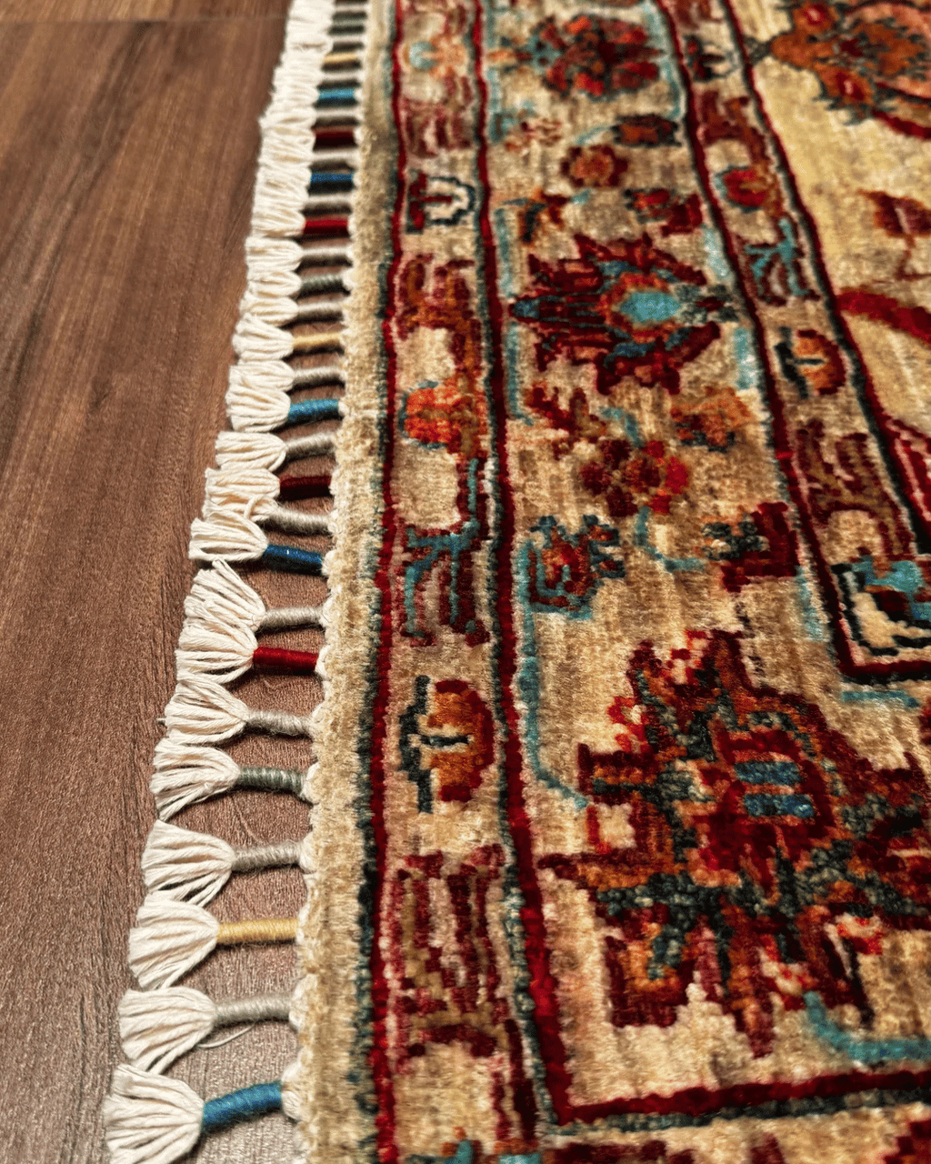 Sultani Hand-Knotted Wool Rug 3' 3" x 4' 8"