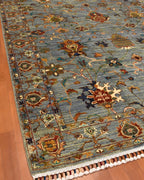 Sultani Hand-Knotted Wool Rug 5' 1" x 6' 5"