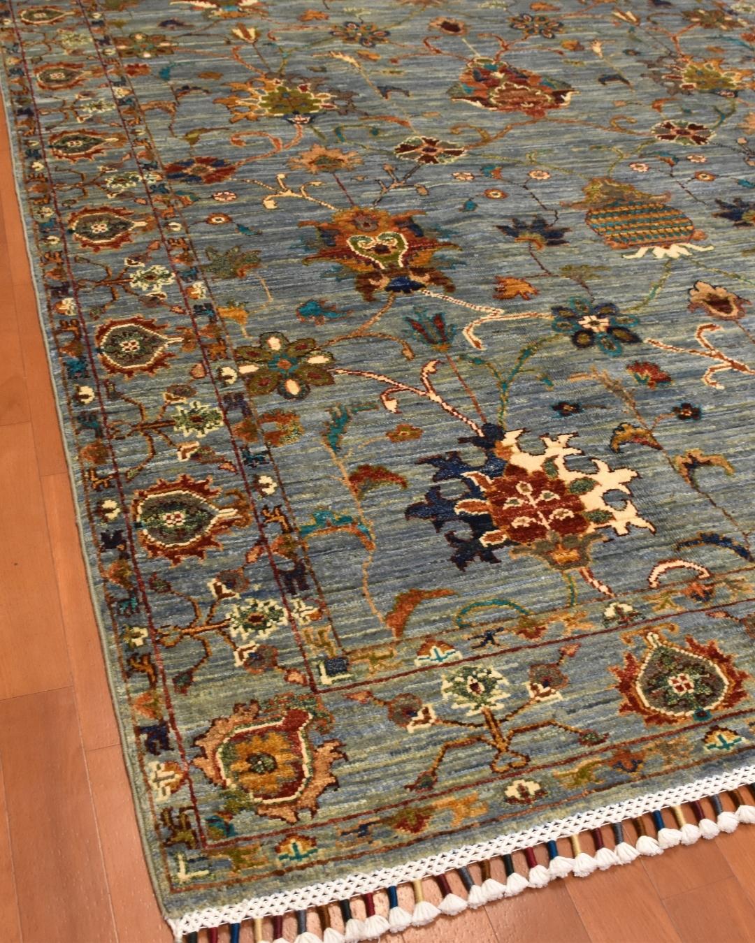 Sultani Hand-Knotted Wool Rug 5' 1" x 6' 5"