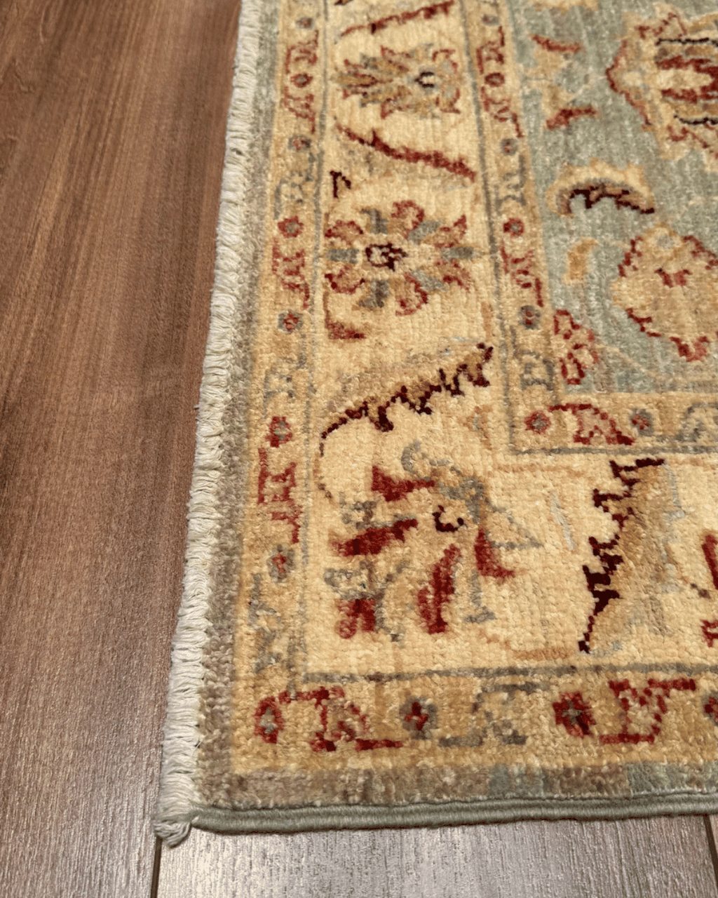 Ushak Hand-Knotted Wool Rug 3' x 4'