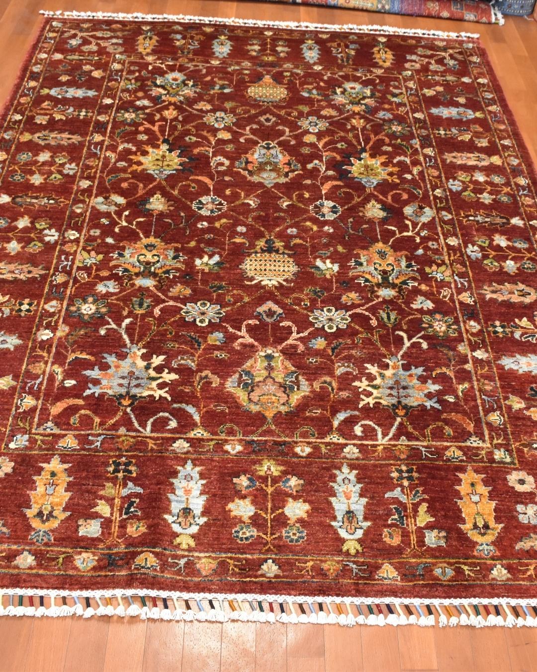 Sultani Hand-Knotted Wool Rug 156x206 cm 3.21 m² | 5x7 ft