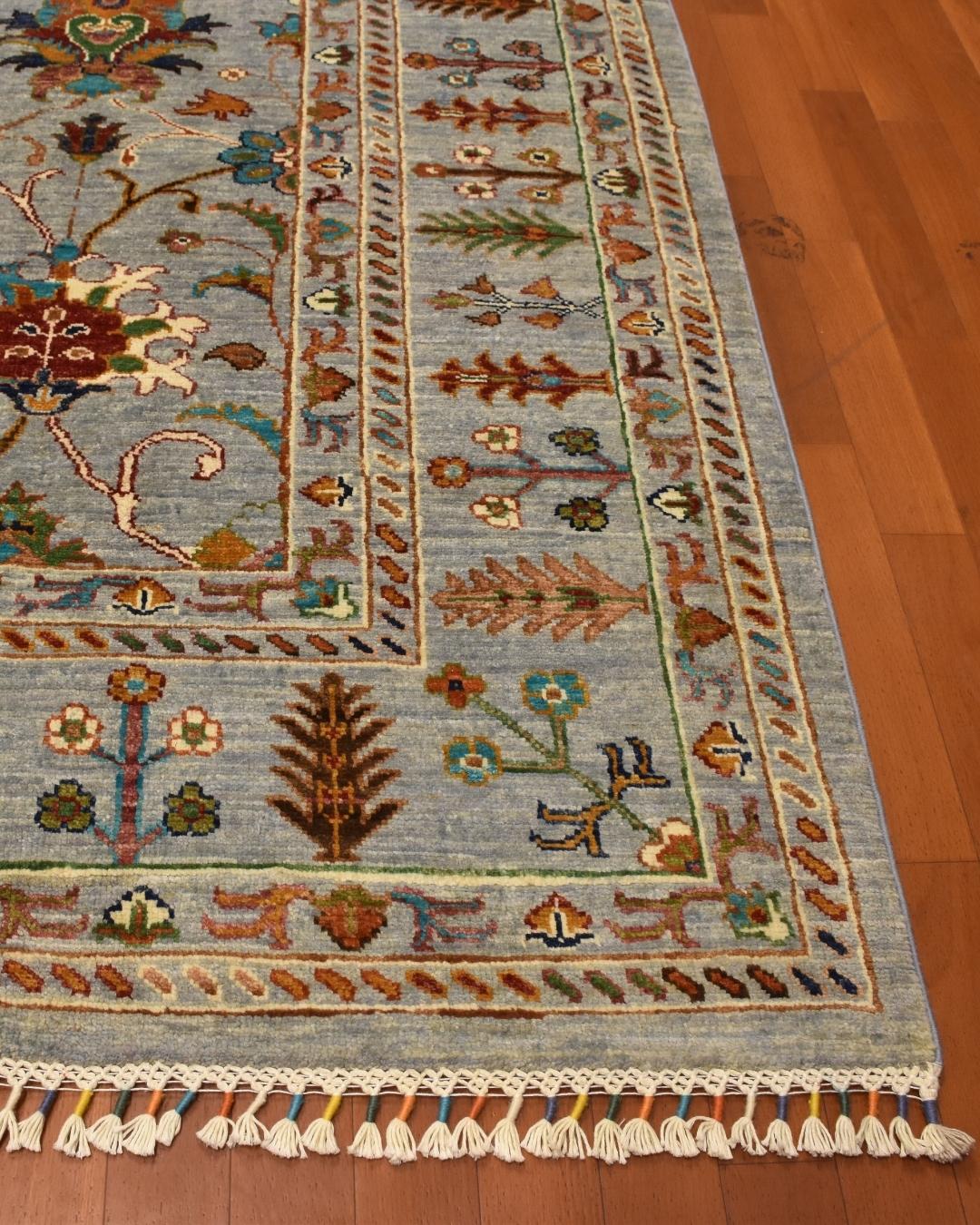 Sultani Hand-Knotted Wool Rug 5' 8" x 7' 9"