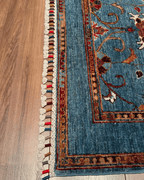 Sultani Hand-Knotted Wool Rug 3' 3" x 4' 9"