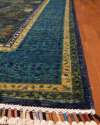 Mamluk Hand-Knotted Wool Rug 4' 9" x 6' 8"