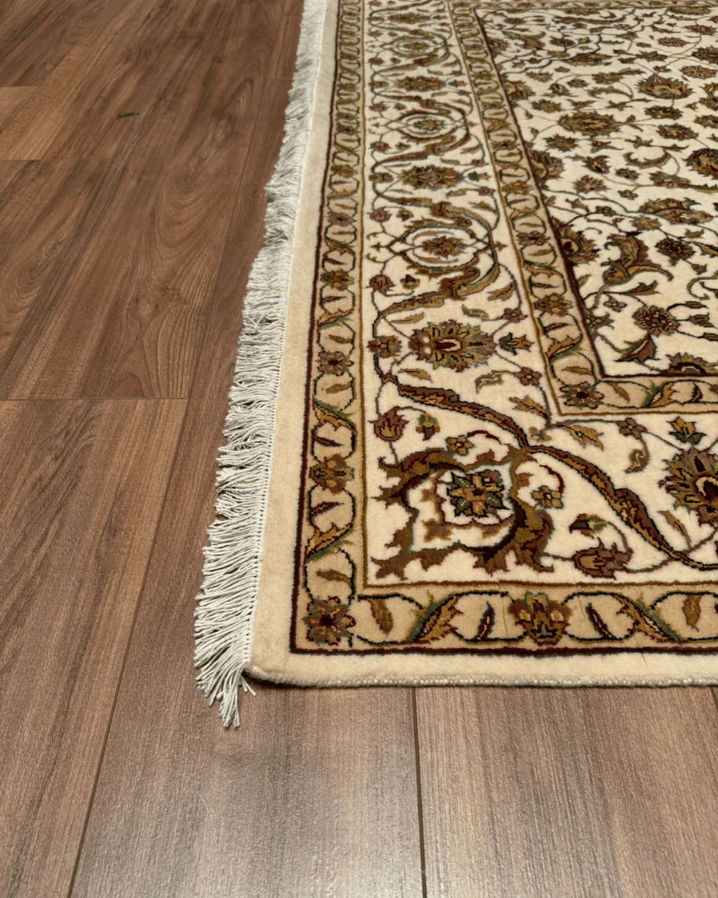 Tapis en laine style afghan 55 x 146 cm