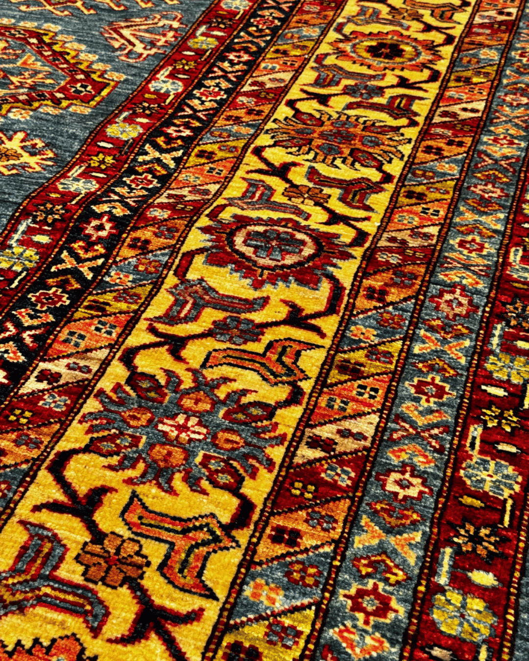 Shirvan Hand-Knotted Wool Rug 10' x 13'