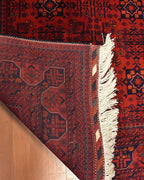 Afghan Bilcik Style Hand-Knotted Wool Rug 4' 5" x 6' 6"