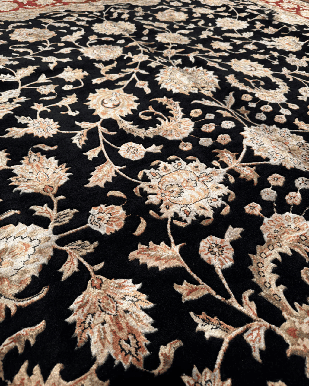 Ottoman Elegance Hand-Knotted Wool Rug 8' x 10' 2"