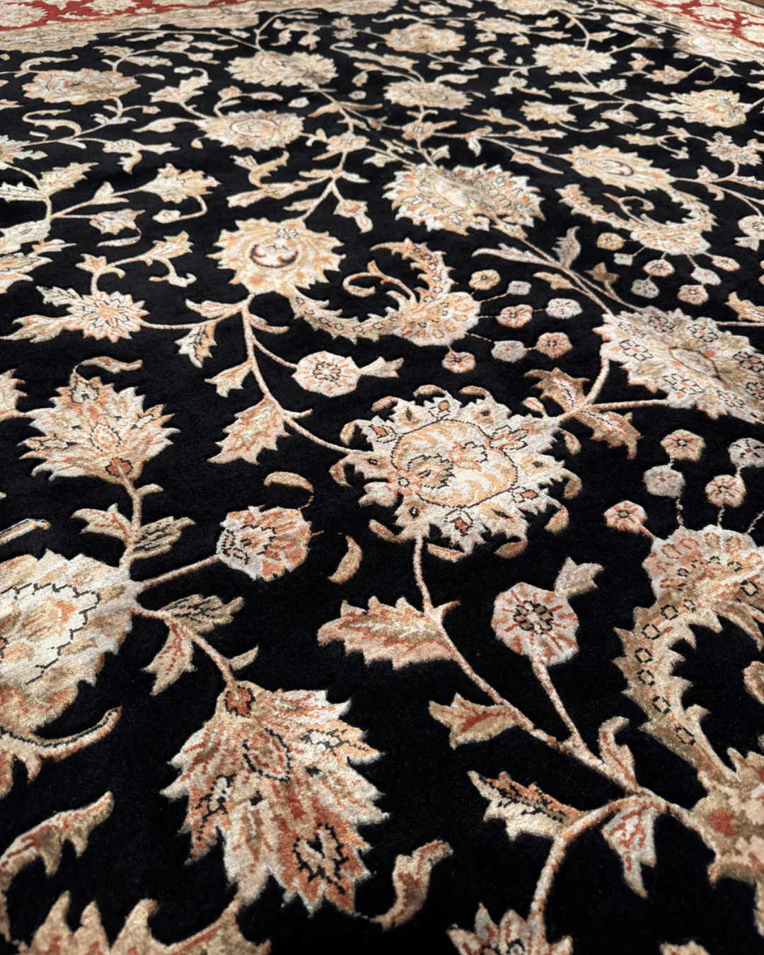 Ottoman Elegance Hand-Knotted Wool Rug 8' x 10' 2"