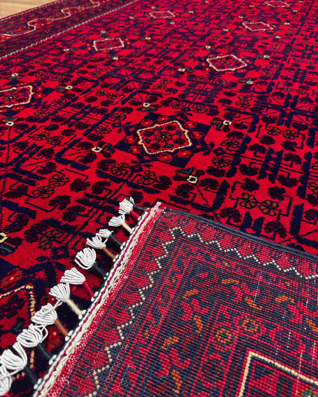 Wolle im afghanischen Stil 1,8x4,8ft – 55x146cm