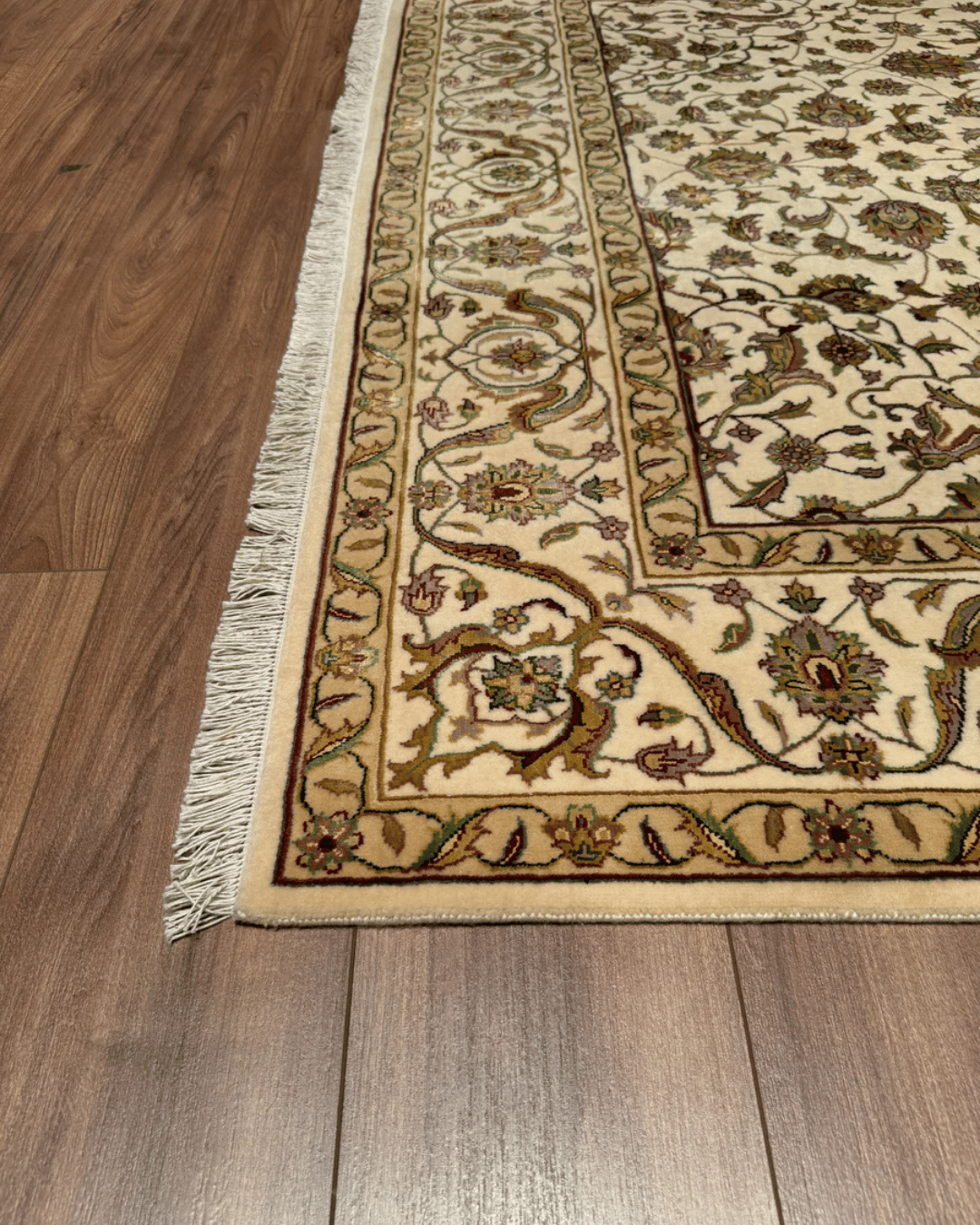 Tapis en laine style afghan 55 x 146 cm