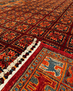 Pazyrk Hand-Knotted Wool Rug 9' 1" x 12' 5"