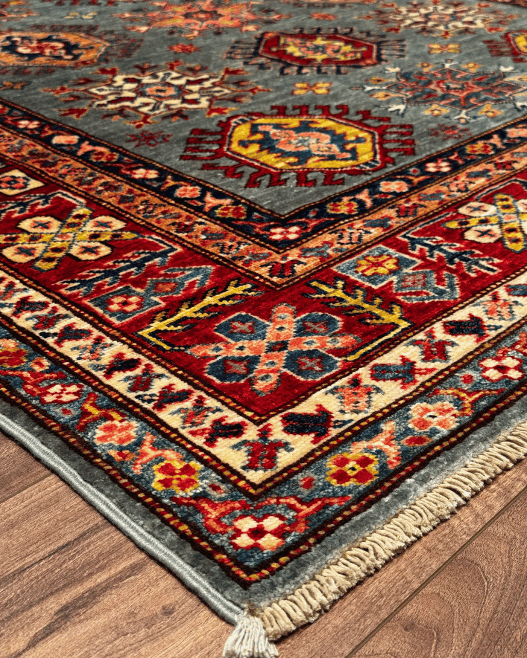 Shirvan Hand-Knotted Wool Rug 5' x 6' 8"