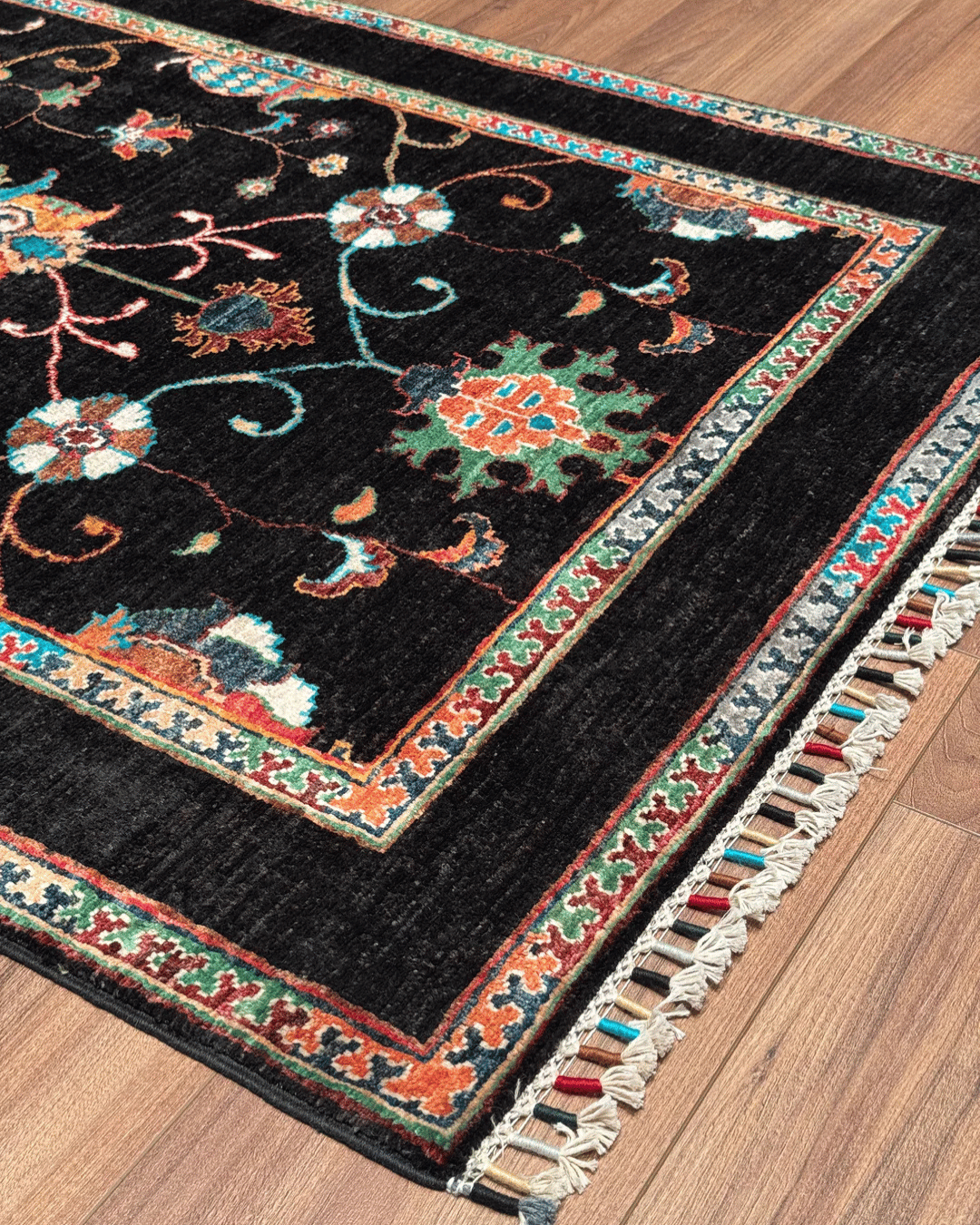 Sultani Hand-Knotted Wool Rug 3' 2" x 4' 8"