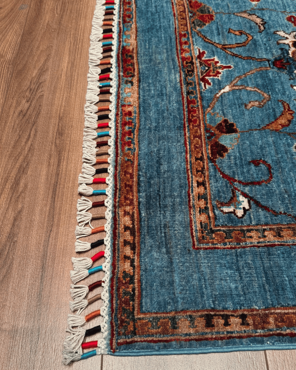 Sultani Hand-Knotted Wool Rug 3' 4" x 5' 2"