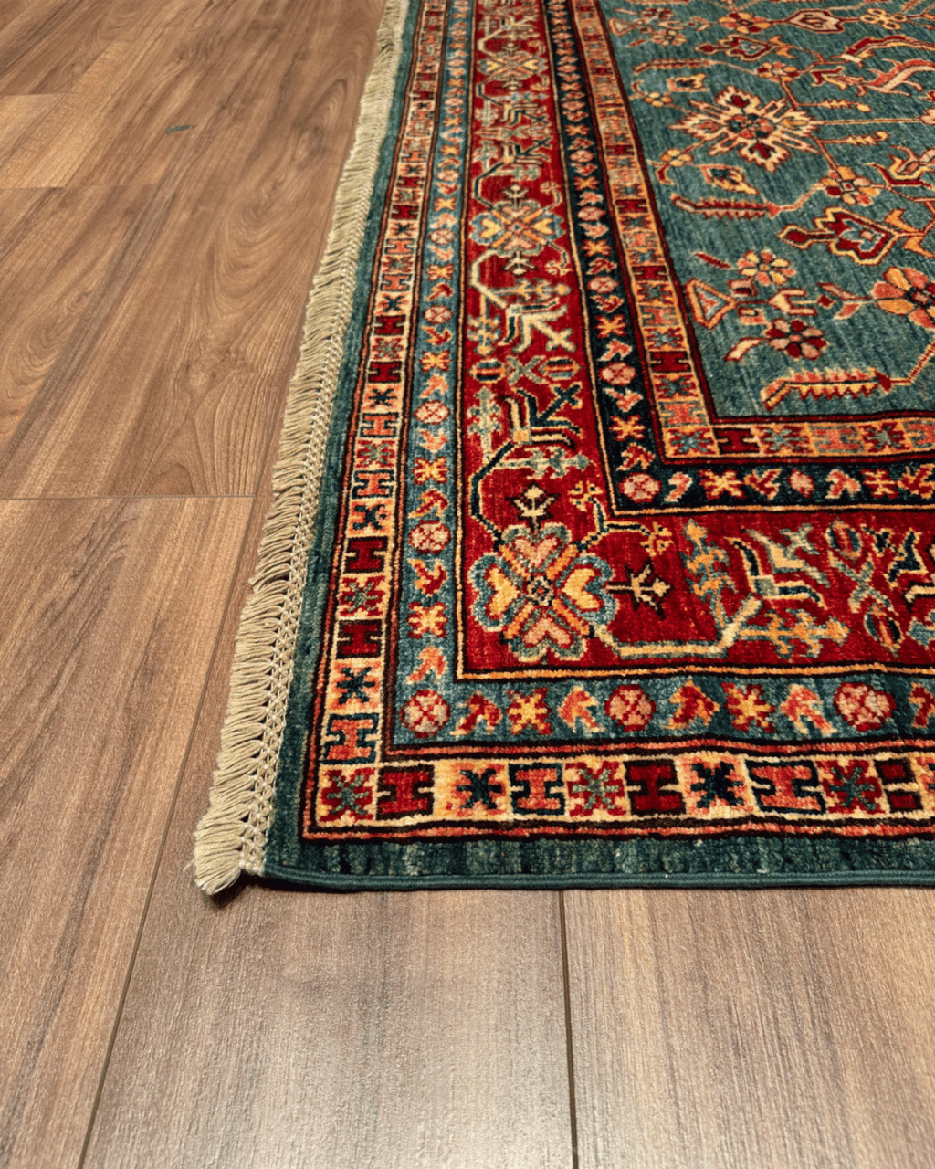 Shirvan Hand-Knotted Wool Rug 6' x 8'