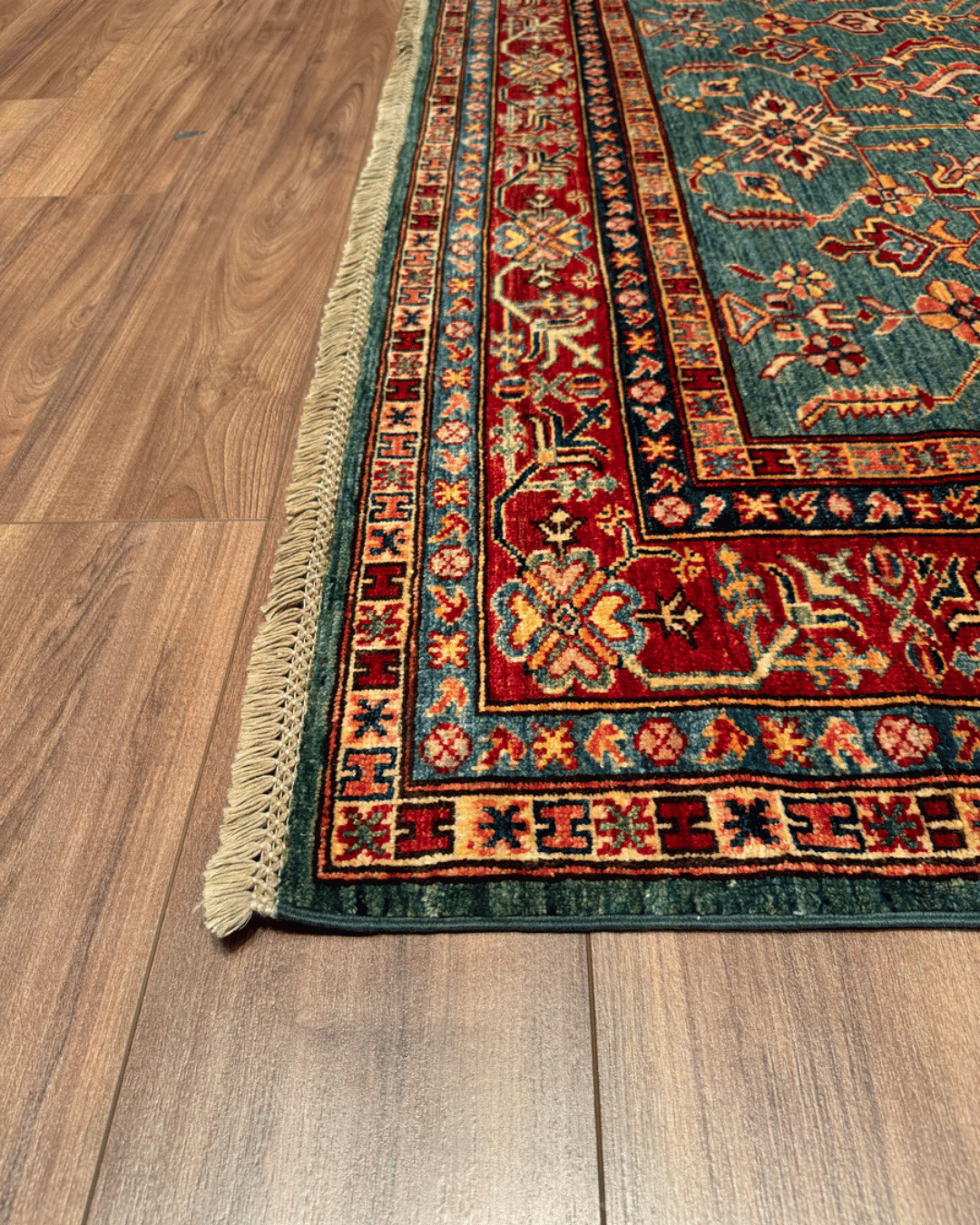 Shirvan Hand-Knotted Wool Rug 6' x 8'