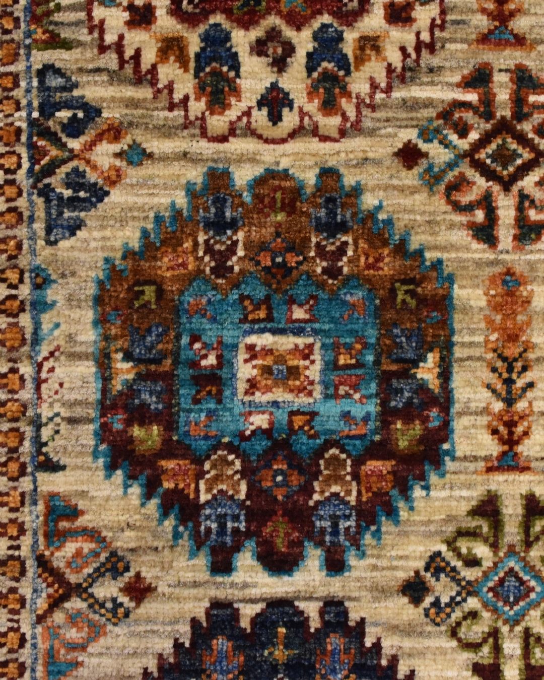 Veziri Hand-Knotted Wool Rug 5' x 6' 8"