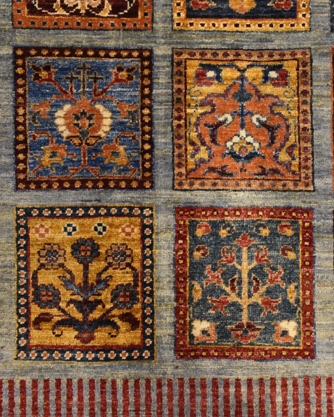 Veziri Hand-Knotted Wool Rug 173x237cm | 6x8ft