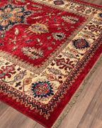 Shirvan Hand-Knotted Wool Rug 5' x 6'