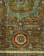 Mamluk Hand-Knotted Wool Rug 4' 2" x 6' 1"