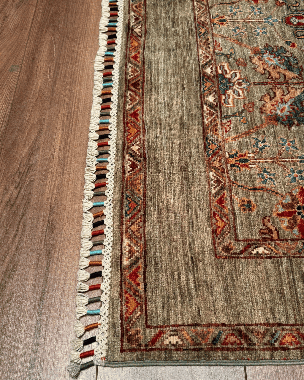 Sultani Hand-Knotted Wool Rug 3' 4" x 5' 2"