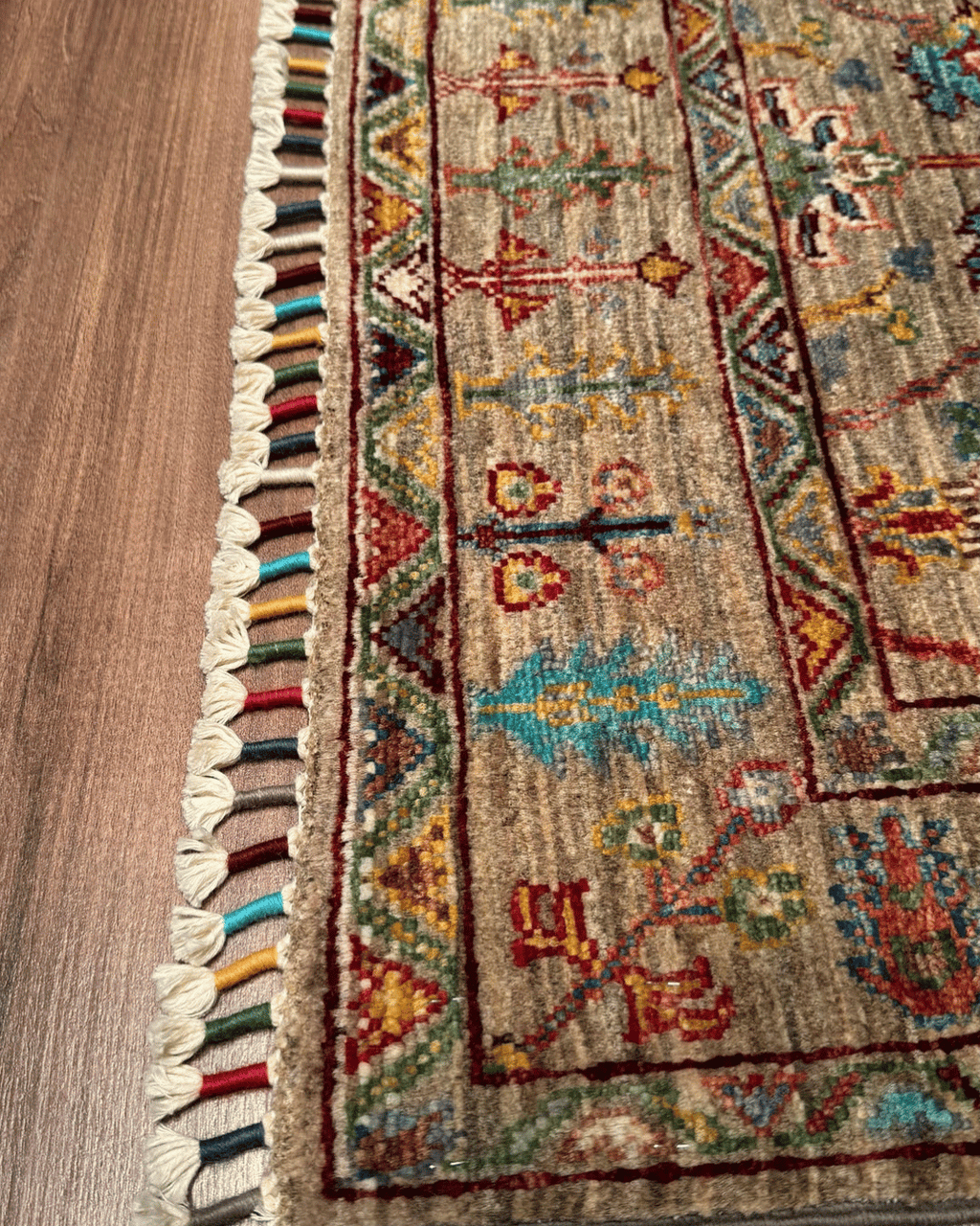 Sultani Hand-Knotted Wool Rug 2' 7" x 4' 1"