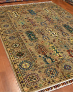 Sultani Hand-Knotted Wool Rug 5' 1" x 6' 9"