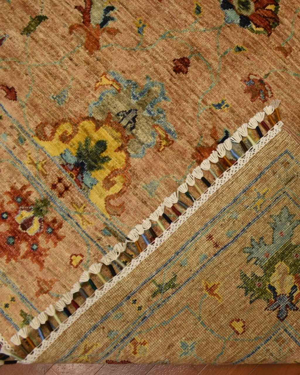 Sultani Hand-Knotted Wool Rug 5' x 6' 5"