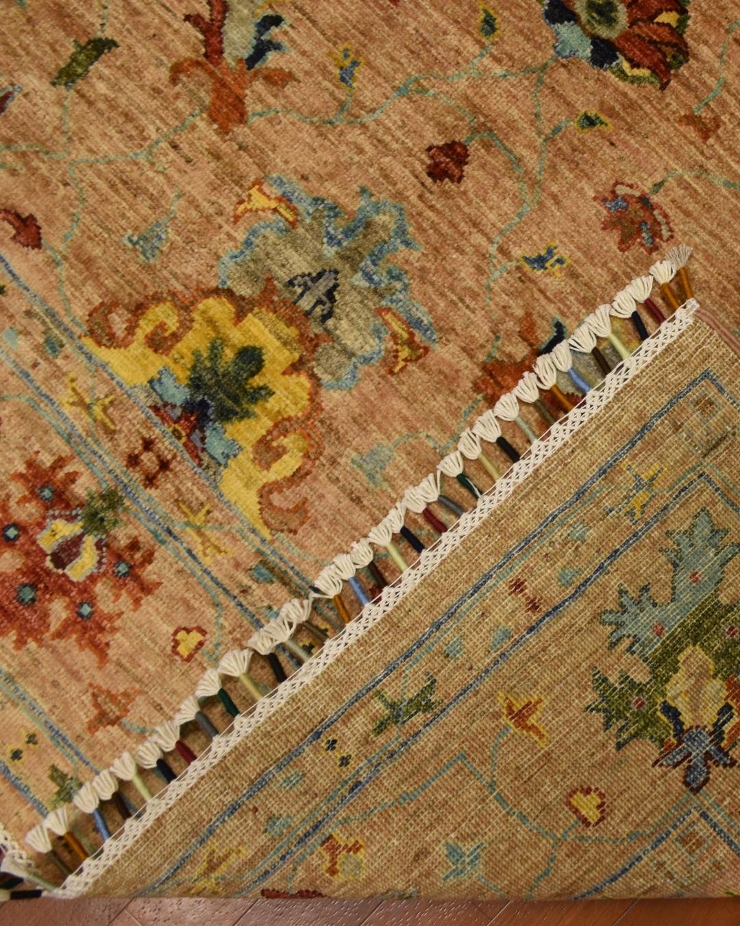 Sultani Hand-Knotted Wool Rug 5' x 6' 5"