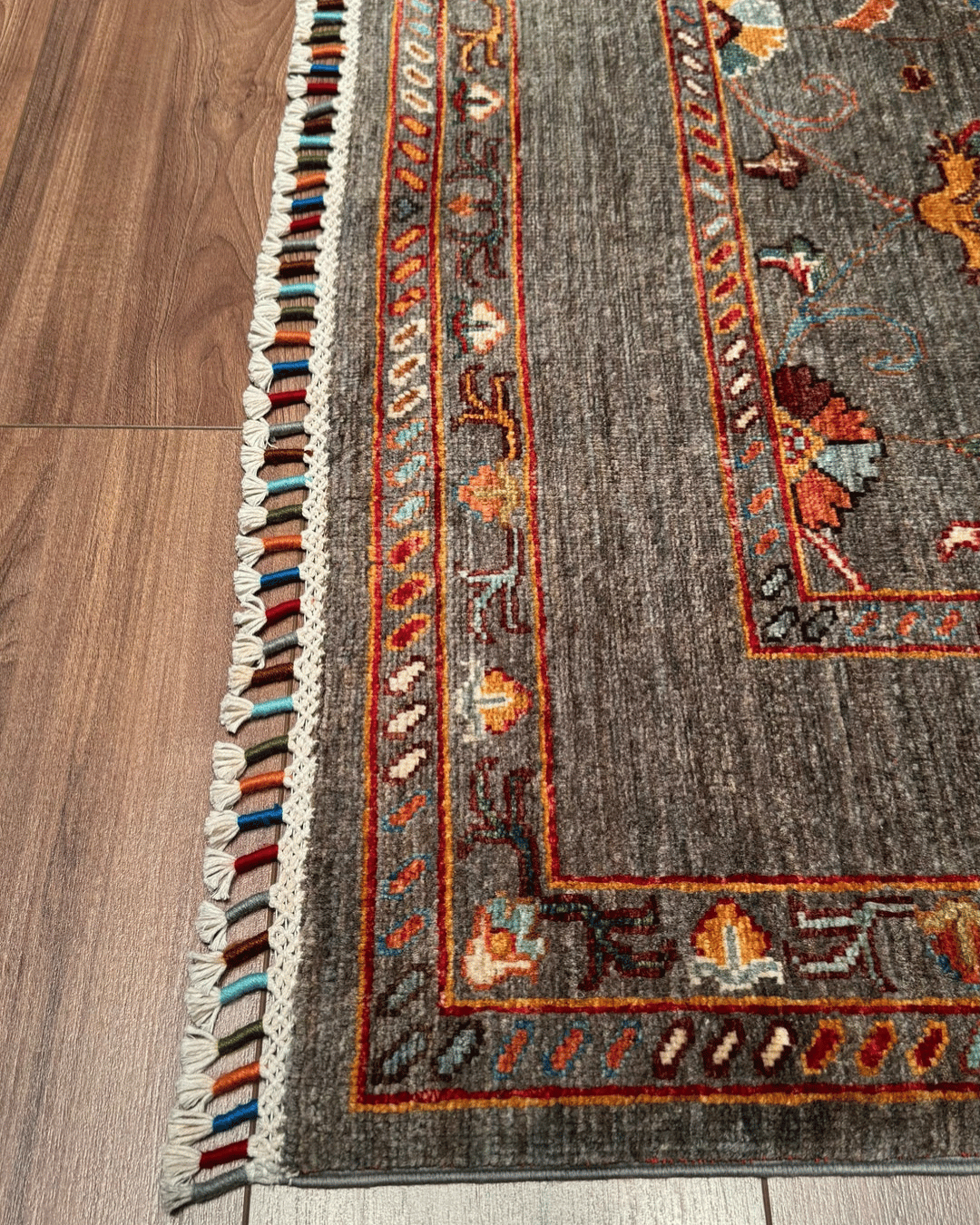 Sultani Hand-Knotted Wool Rug 3' 5" x 5' 1"