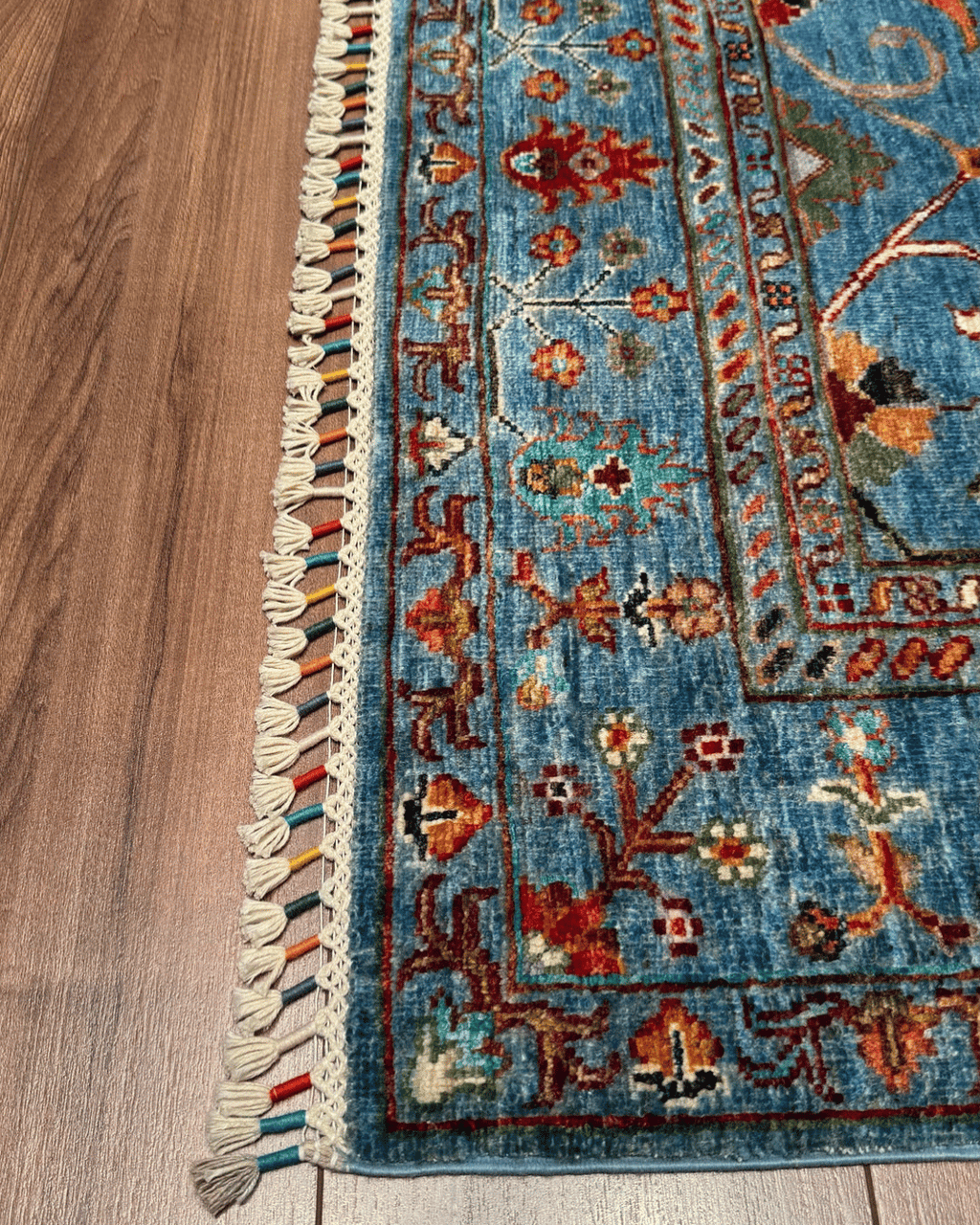 Sultani Hand-Knotted Wool Rug 3' 4" x 5'