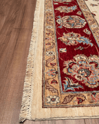 Ushak Hand-Knotted Wool Rug 7' x 10'