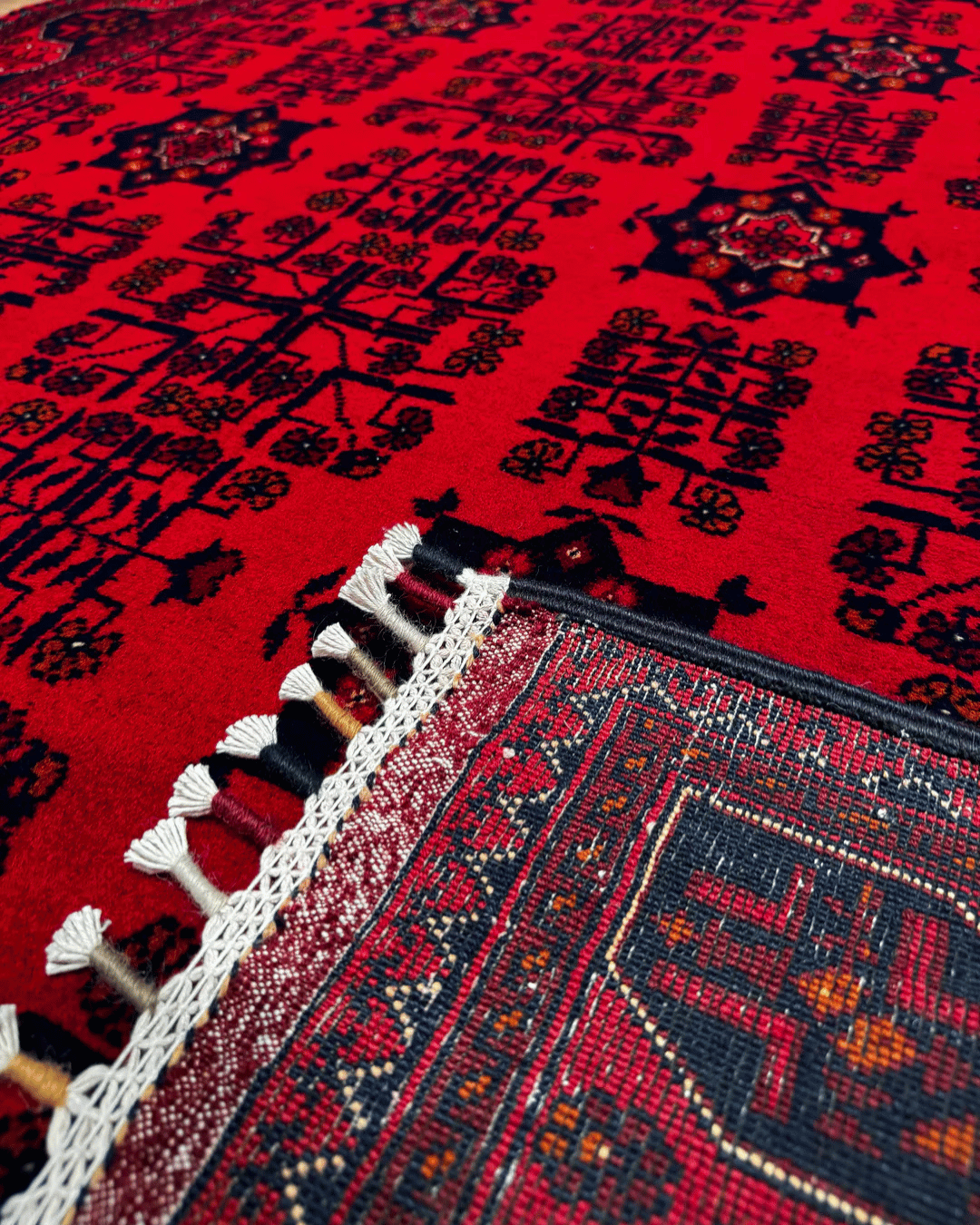 Wolle im afghanischen Stil 1,8x4,8ft – 55x146cm