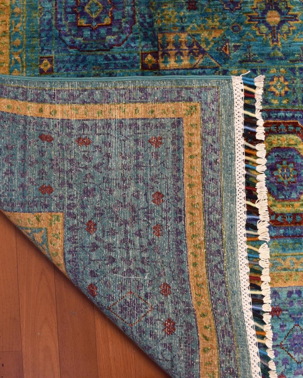 Mamluk Hand-Knotted Wool Rug 4' 9" x 7'