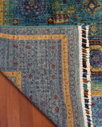 Mamluk Hand-Knotted Wool Rug 4' 9" x 7'