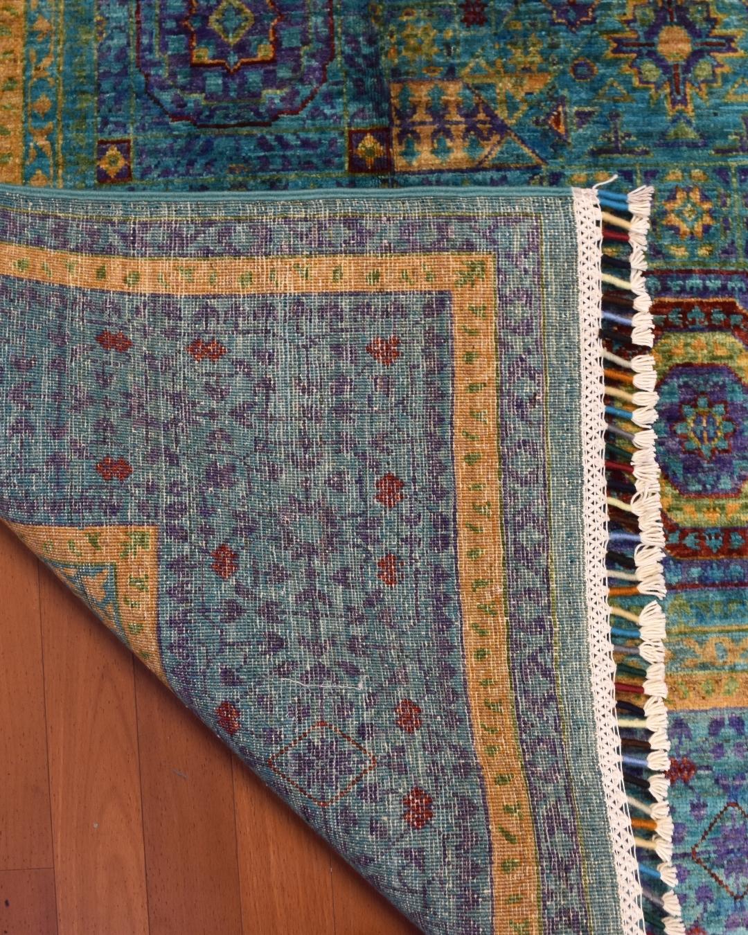 Mamluk Hand-Knotted Wool Rug 4' 9" x 7'