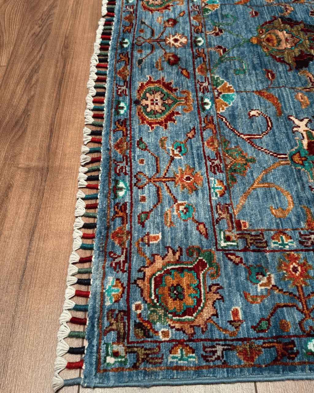 Sultani Hand-Knotted Wool Rug 4' x 6'