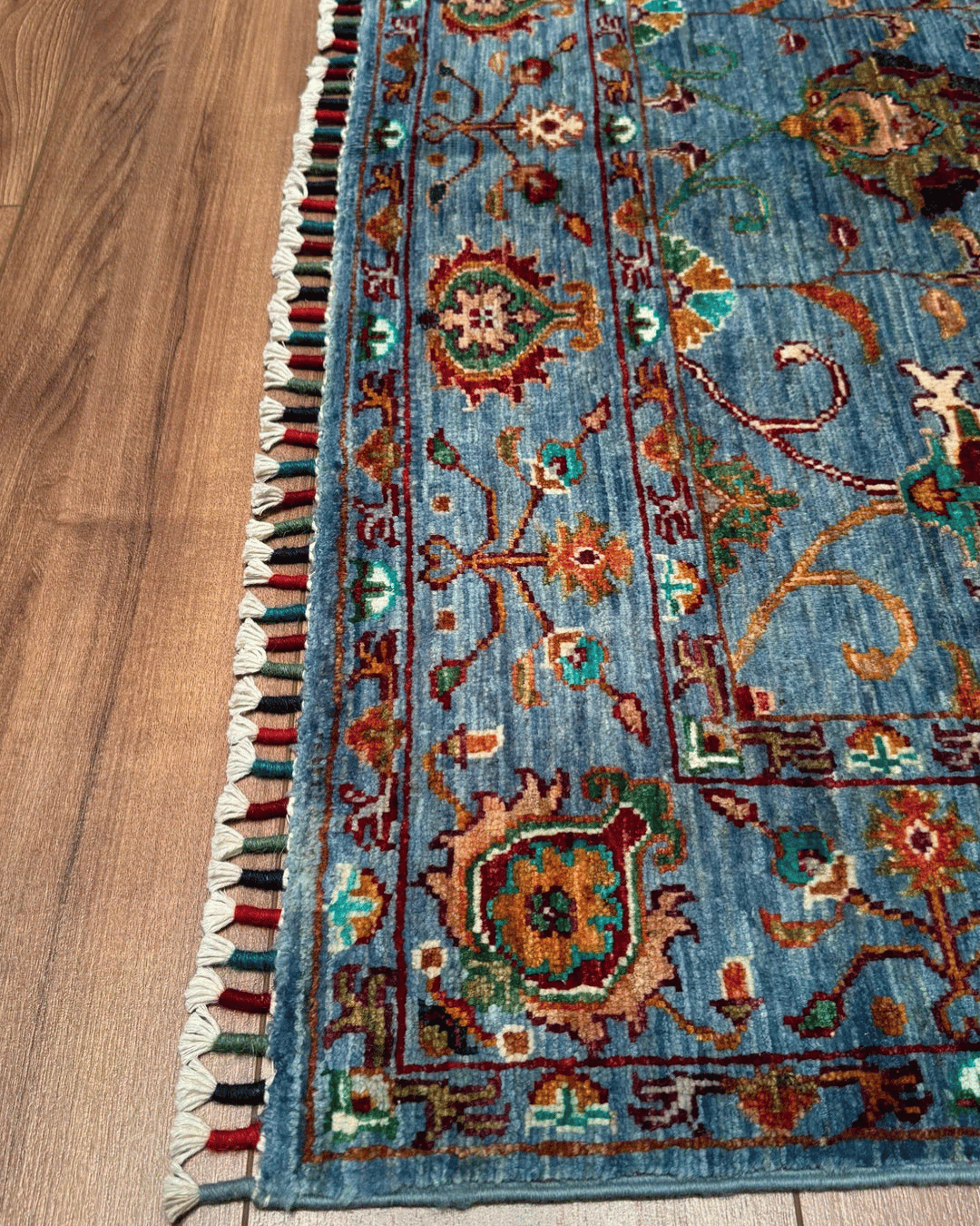 Sultani Hand-Knotted Wool Rug 4' x 6'