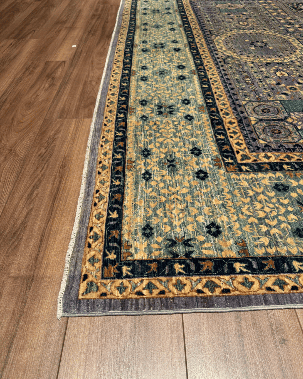 Mamluk Hand-Knotted Wool Rug 8' 1" x 11' 3"