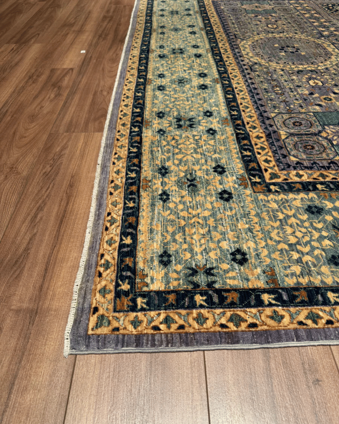 Mamluk Hand-Knotted Wool Rug 8' 1" x 11' 3"