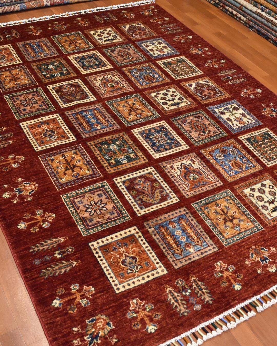 Sultani Hand-Knotted Wool Rug 5' x 6' 9"