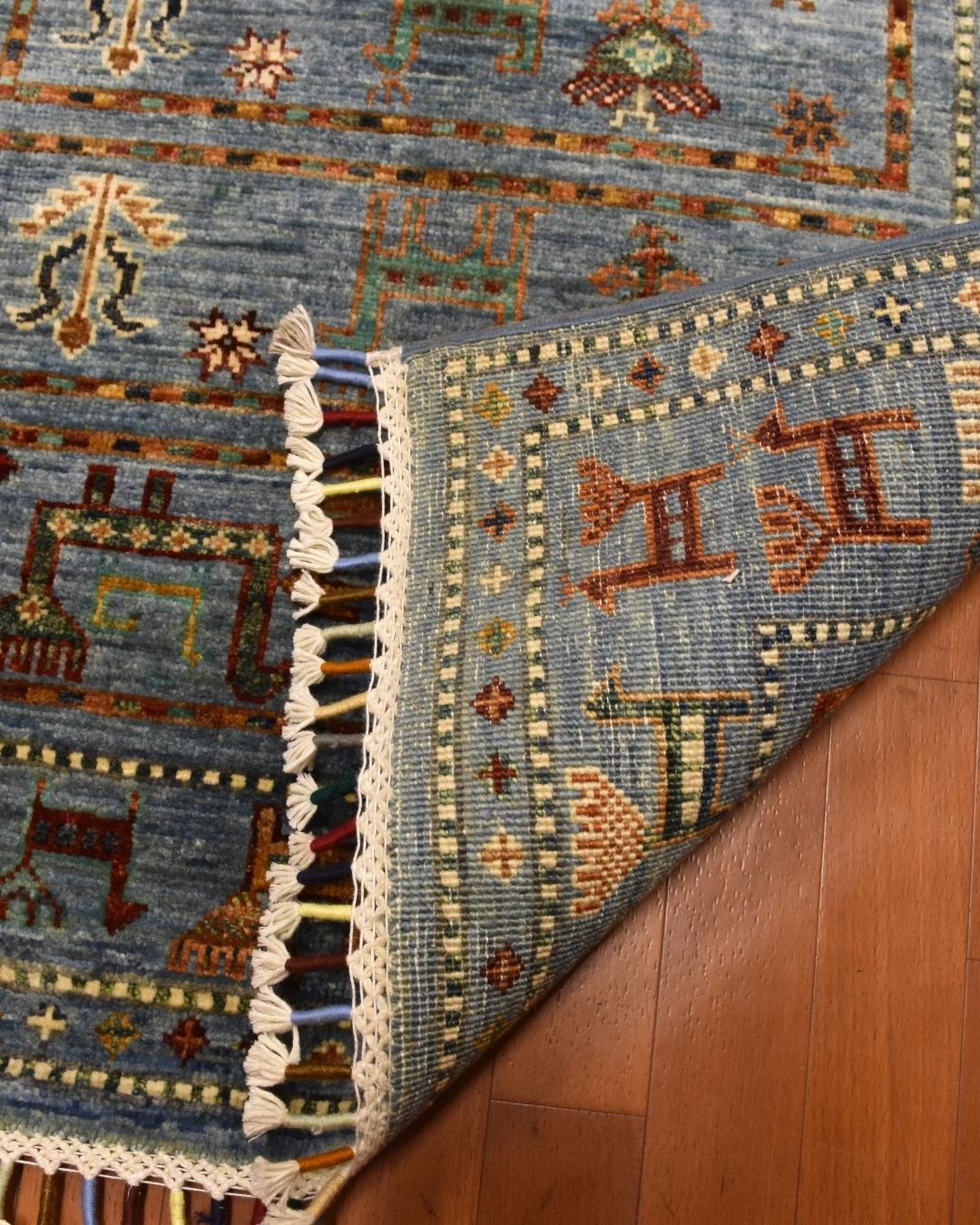 Sultani Hand-Knotted Wool Runner 2' 7" x 9' 25"