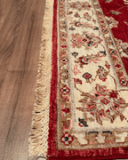 Ushak Hand-Knotted Wool Rug 4' x 6'